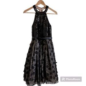 Sara Emanuel women’s prom‎ dress size 2 midi sequin